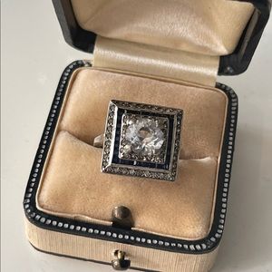 Antique 1910 era Sterling Silver ring